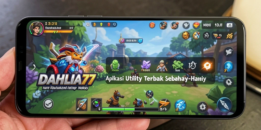Tampilan antarmuka utama DAHLIA77 yang intuitif dan fungsional.