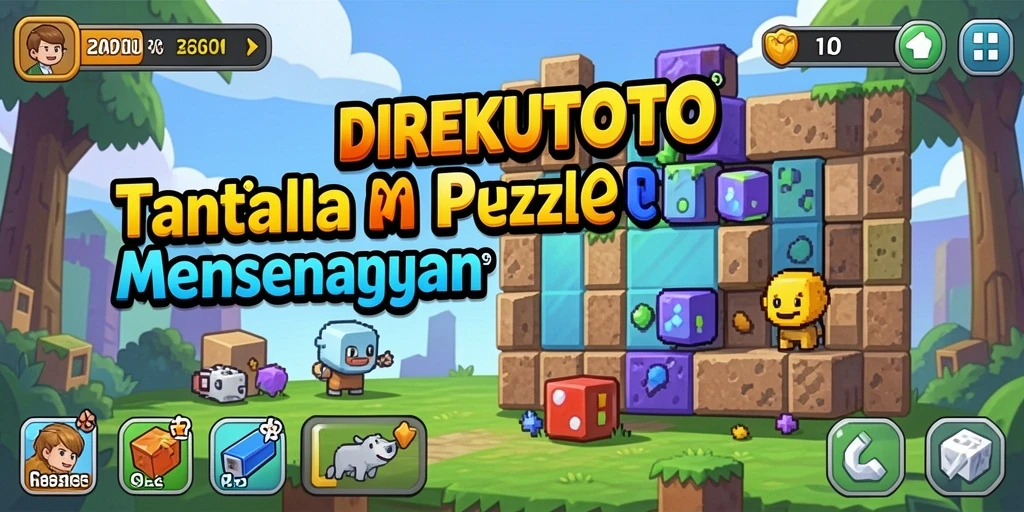 Screenshot gameplay <strong>DIREKTURTOTO</strong> menampilkan tantangan Puzzle yang mendalam.