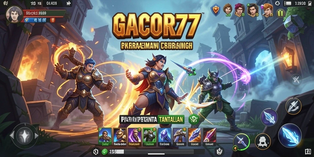 Screenshot gameplay GACOR77 yang penuh strategi dan tantangan.