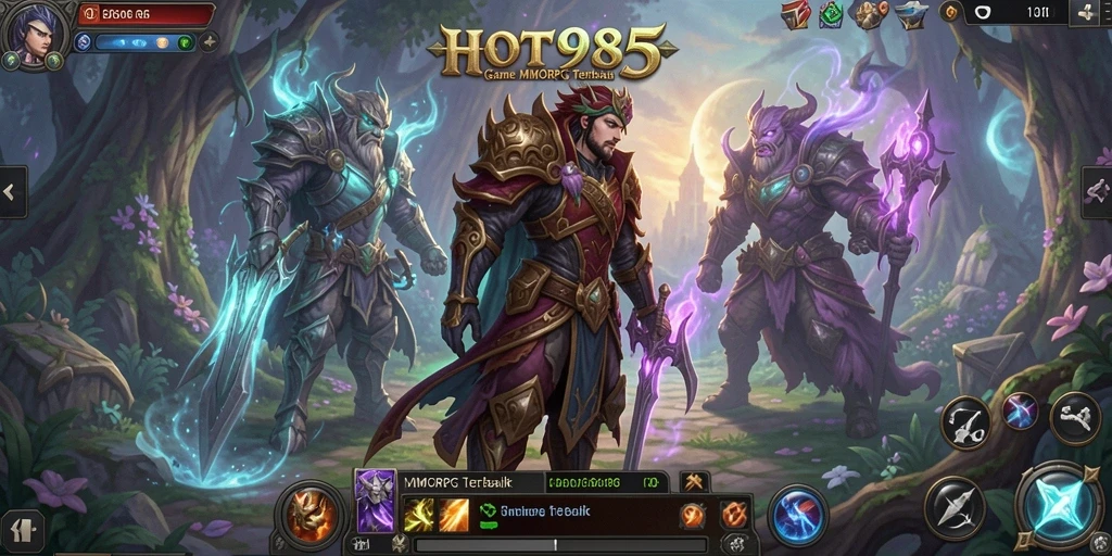 Gameplay HOT985: Berpetualang di dunia fantasi yang menakjubkan.