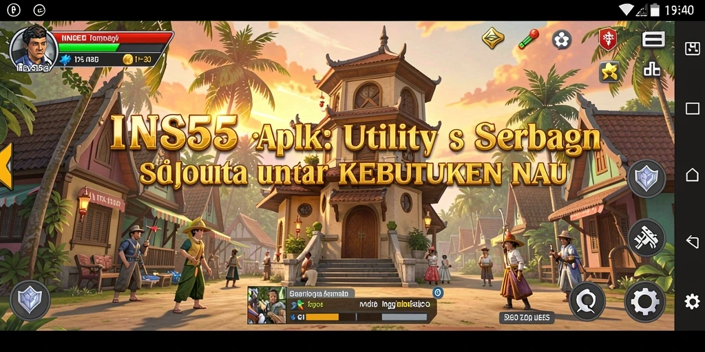 Screenshot utama INS55 menunjukkan antarmuka aplikasi Utility yang intuitif.