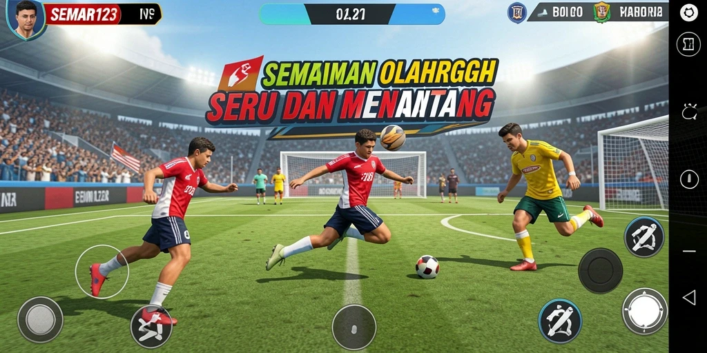 Tampilan gameplay <strong>SEMAR123</strong> yang menarik dan penuh aksi olahraga.