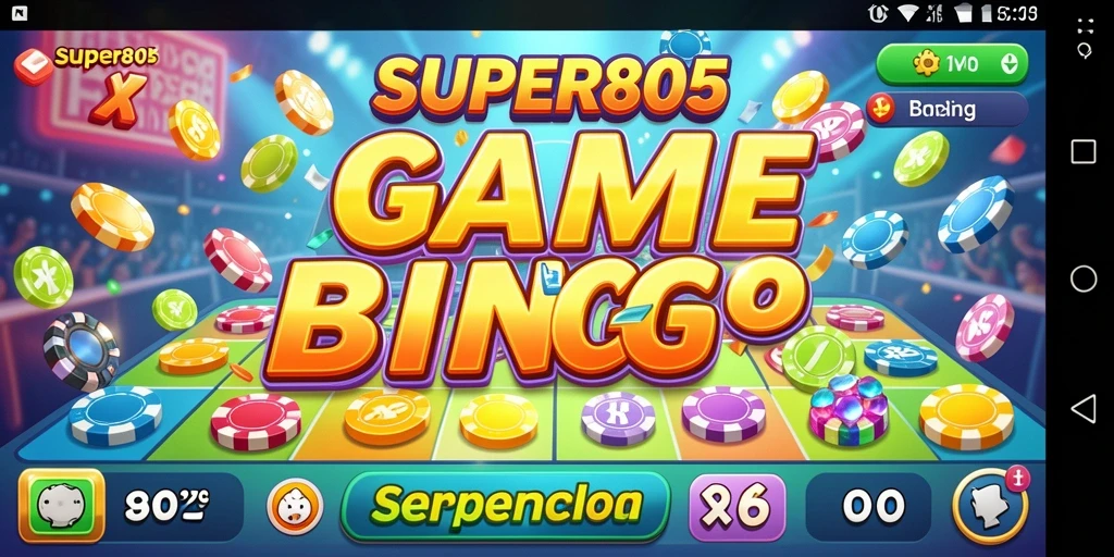 Tampilan gameplay SUPER805 yang mengasyikkan dalam permainan Bingo.