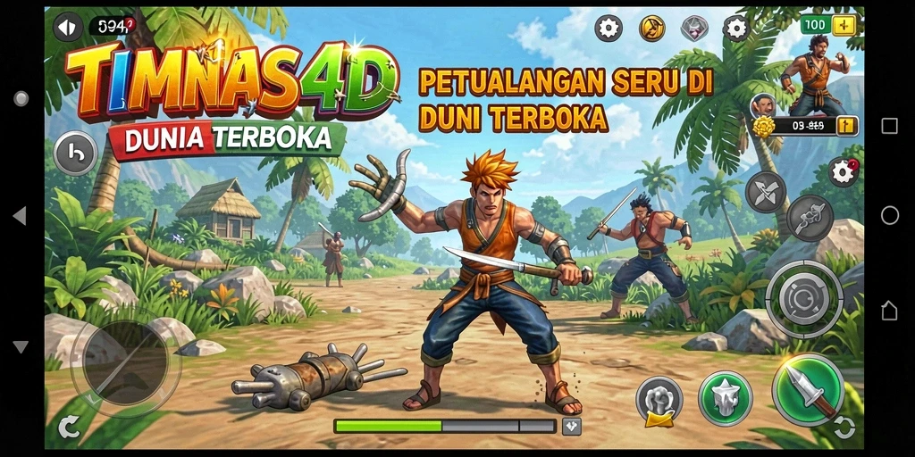 Tampilan menarik gameplay TIMNAS4D dalam dunia terbuka.