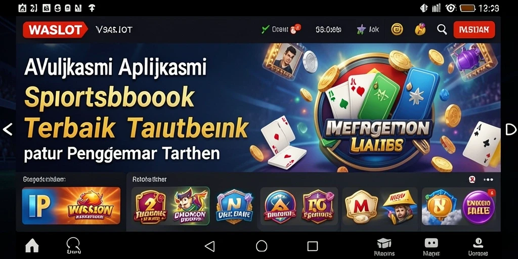 Tampilan menarik dari gameplay Sportsbook di WASLOT.